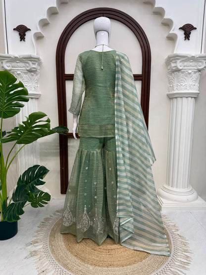 Anarkali model Sharara sets