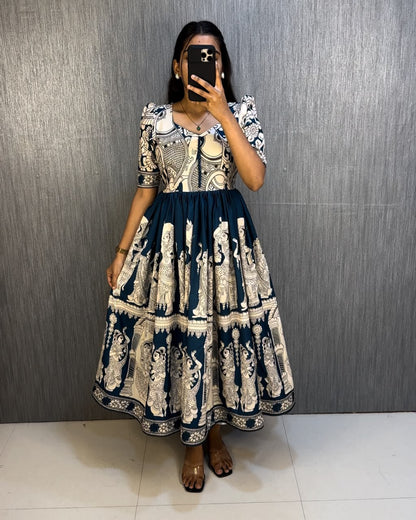 Kalamkari cafe friendly Gowns