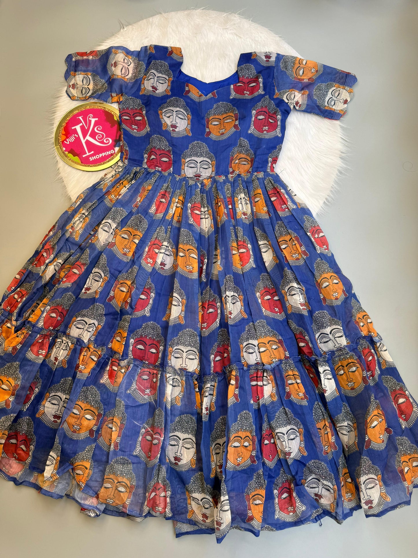 Café Kalamkari Chanderi gowns