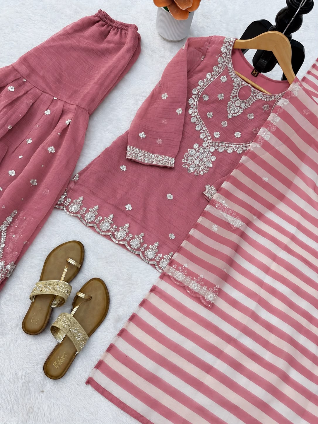 Anarkali model Sharara sets