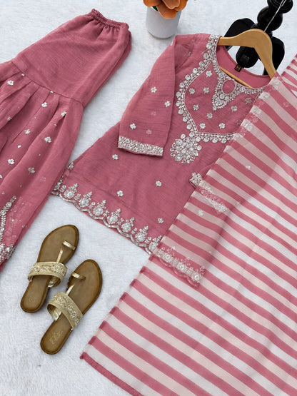 Anarkali model Sharara sets