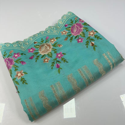 Premium embroidery work classic saree