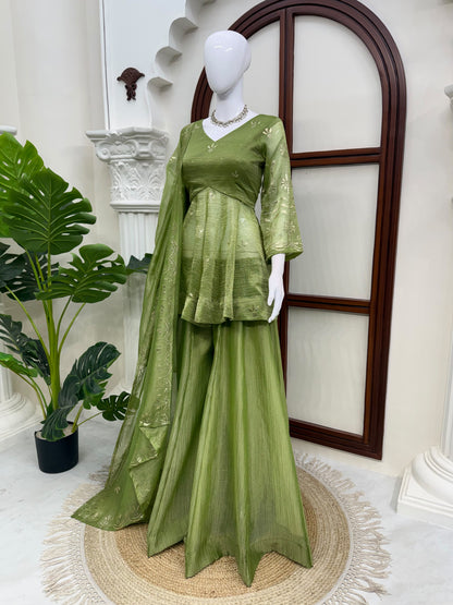 3 in one salsa silk Anarakali style gown