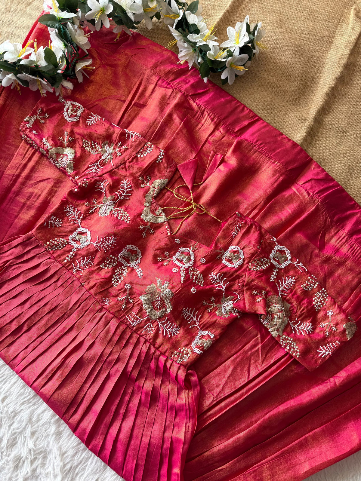 Party wear Maggam work gown