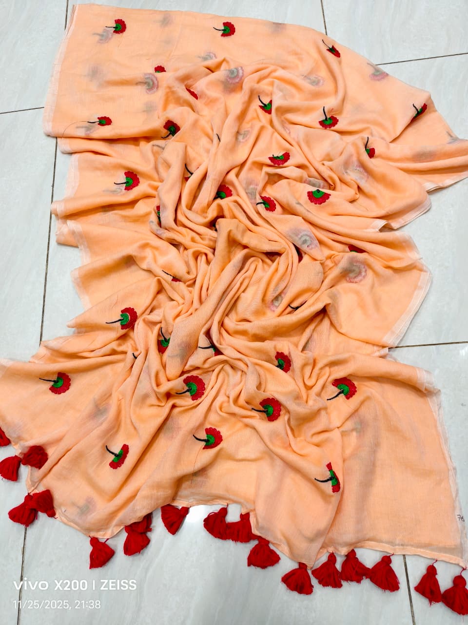 Budget Friendly Mul cotton Handloom Saree