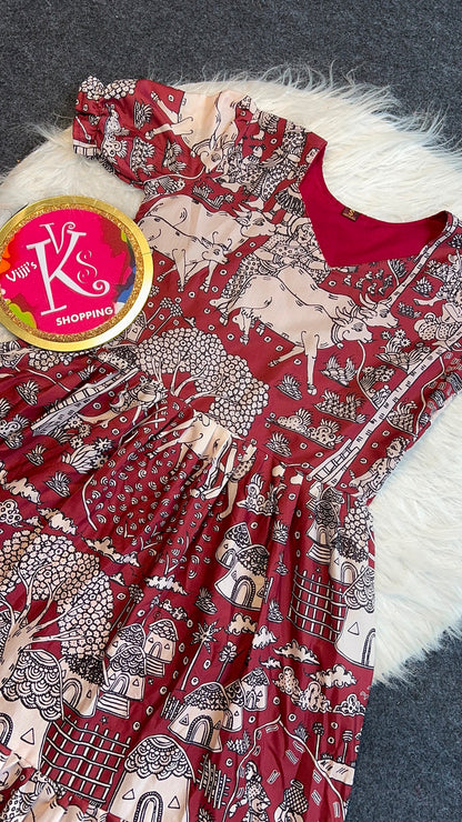 Muslim cotton cafe village style gowns