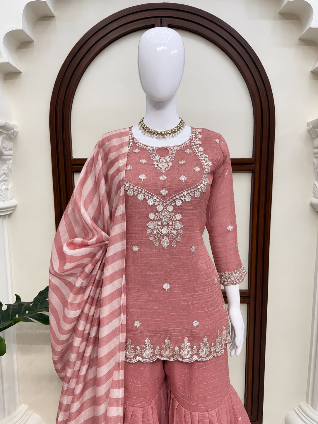 Anarkali model Sharara sets