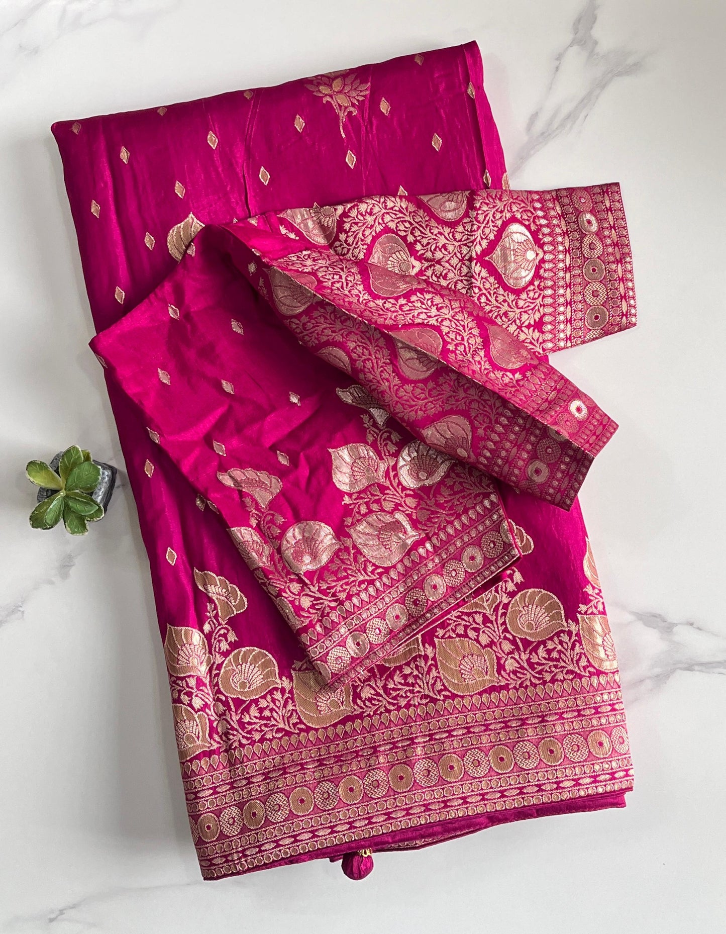 Royal Banaras Premium Classic saree with stitched blouses