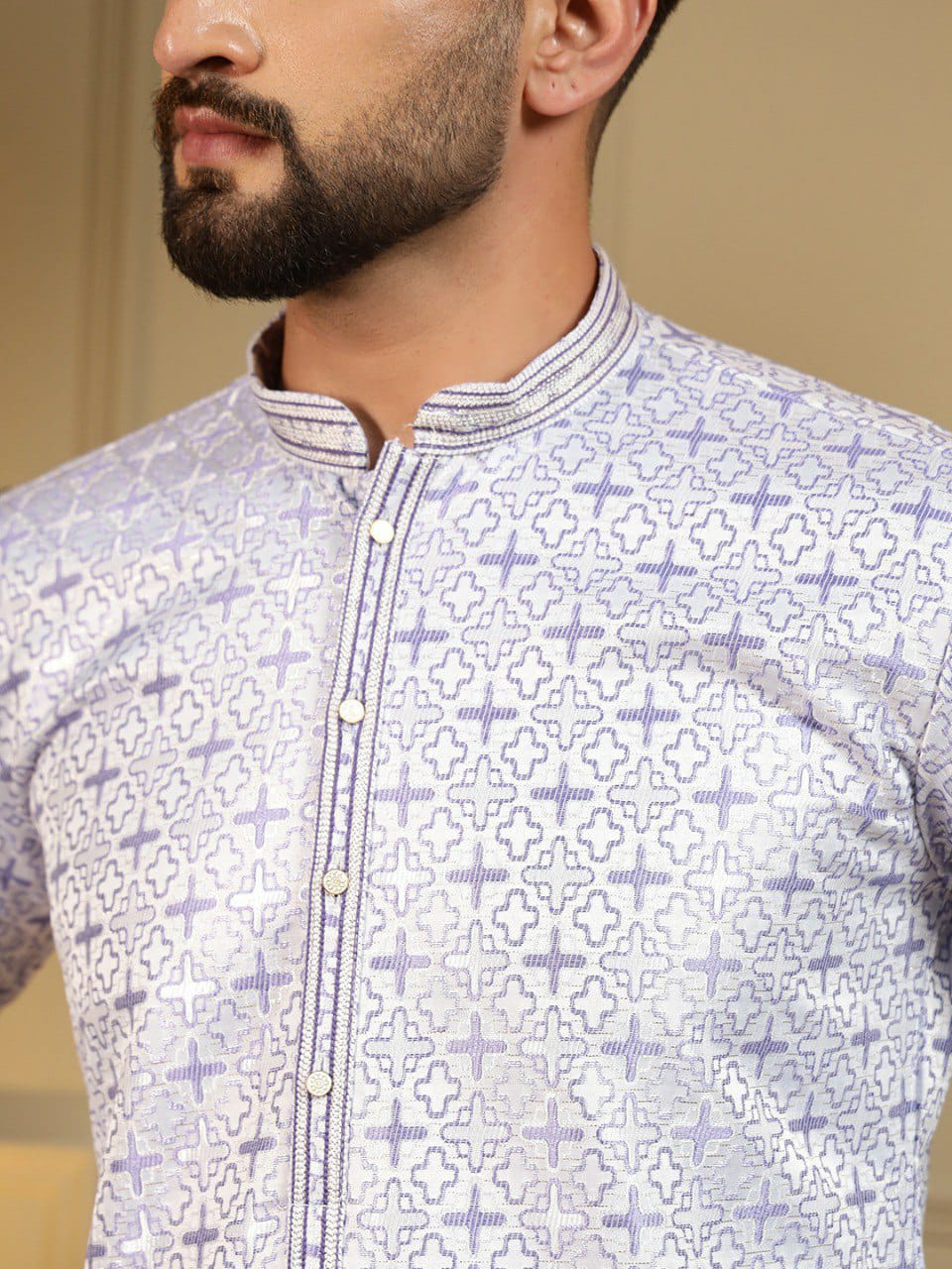 Semi Party wear gents kurta with paijama sets