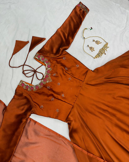Rangoli classic work gowns