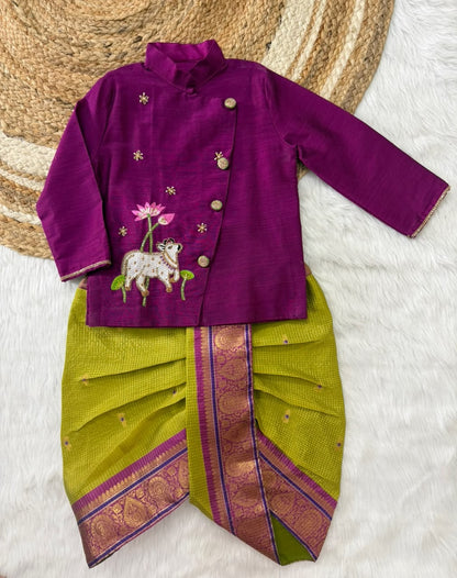 Baby girl cute set with brother kurta set combo