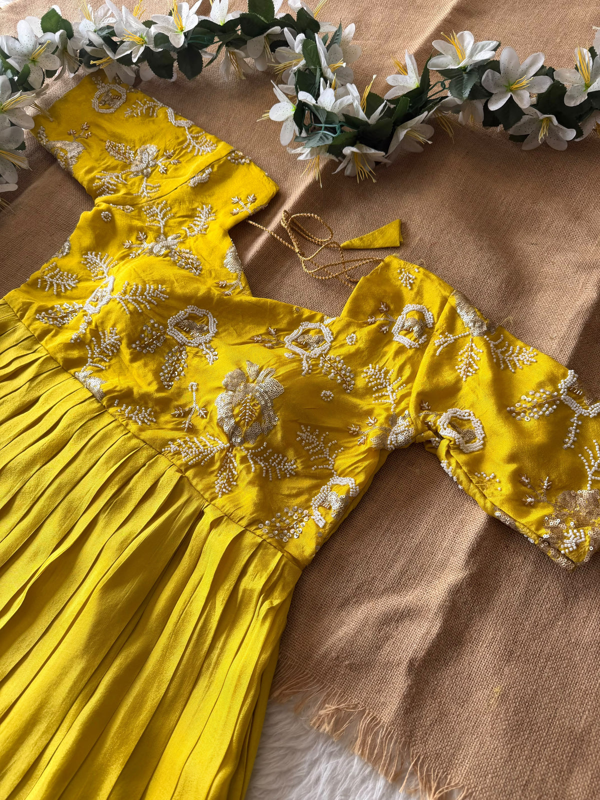 Party wear Maggam work gown