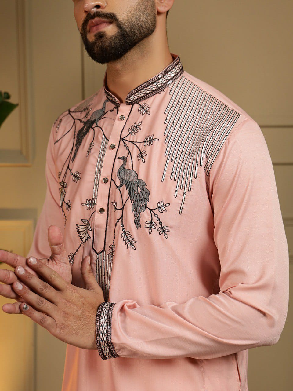 Gents work Embroidery kurta sets