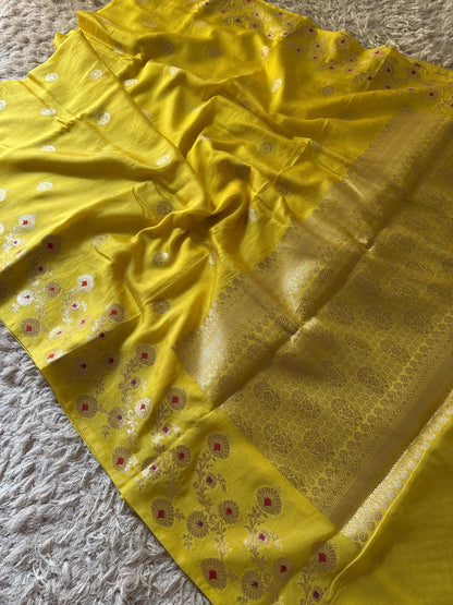 Viscose Banarasi’s budget soft weaving saree