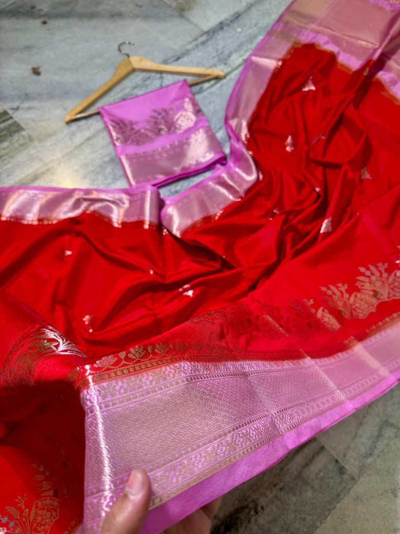 Vintage Katan silk premium Desginer saree