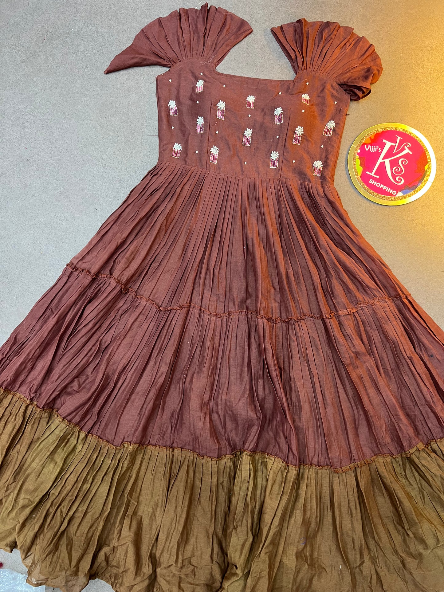 Mul cotton cafe summer special gown