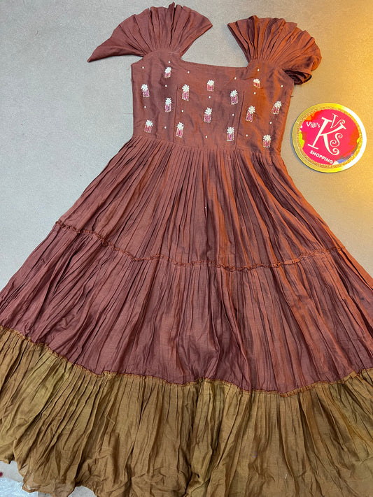 Mul cotton cafe summer special gown