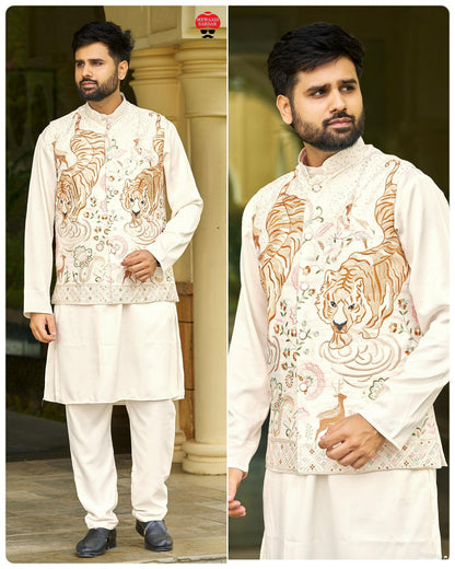 Gents Kurta Koti Sets for Festivals