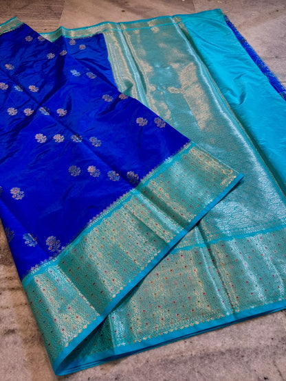 Banarasi katan zari soft fab budget sarees