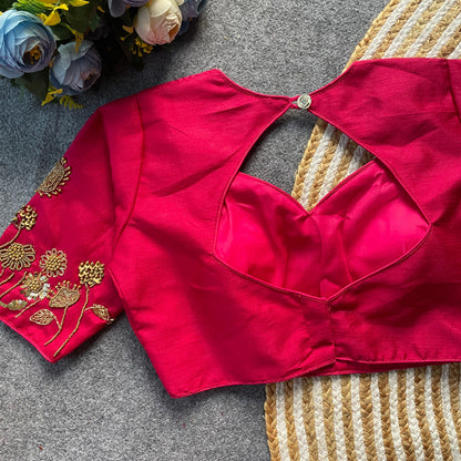 Premium Milan silk ready to wear blouse