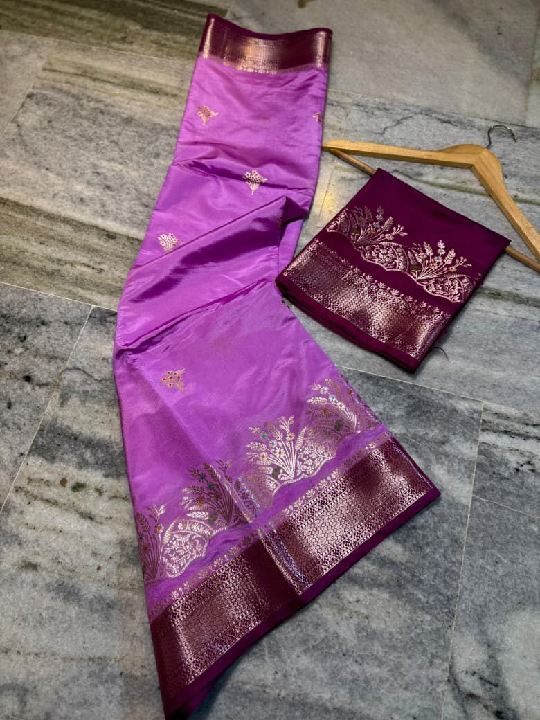 Vintage Katan silk premium Desginer saree