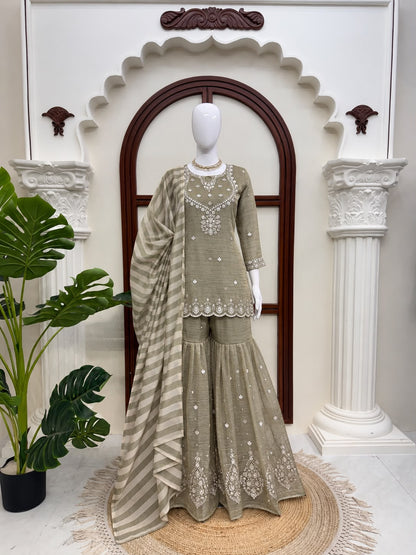Anarkali model Sharara sets