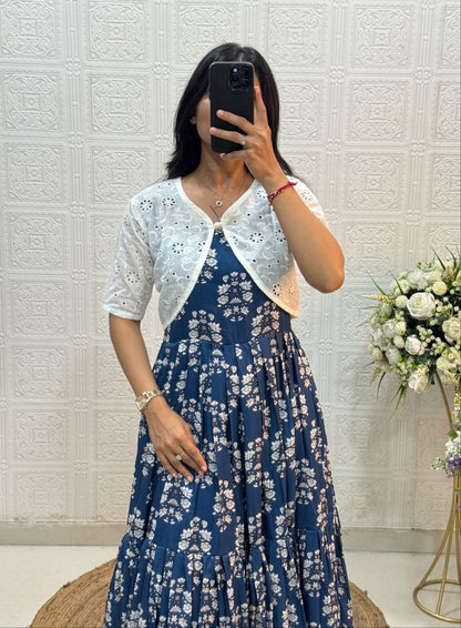 Hakoba koti cafe gown 2 in 1 model