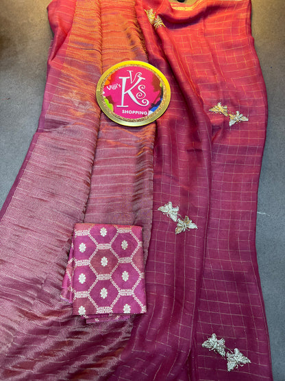 Pure Viscose Georgette Butterfly Beauty  trendy sarees