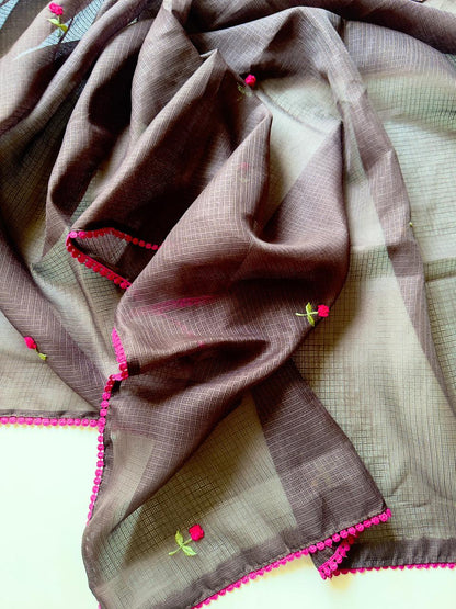 Kota Doriya saree with pure fabric and pure border budget