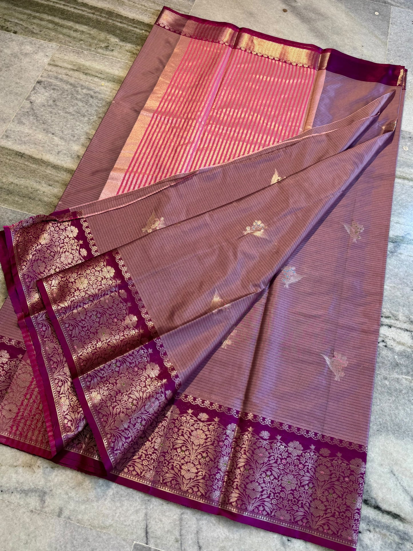 Budget classic traditional Katan soft silk saree