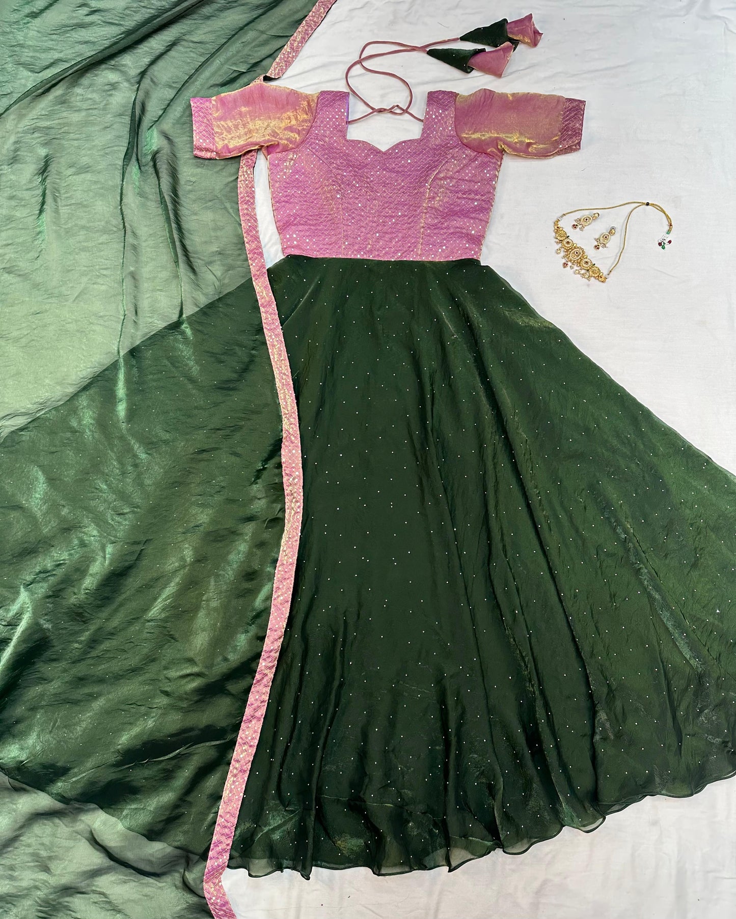 Café Style Soft fendy gowns