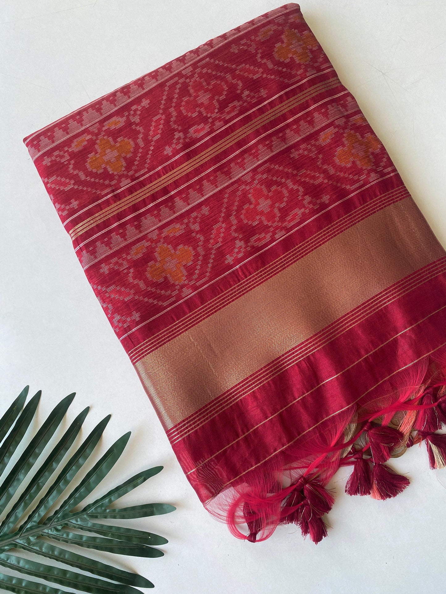 Tussar Patola ikkat budget saree