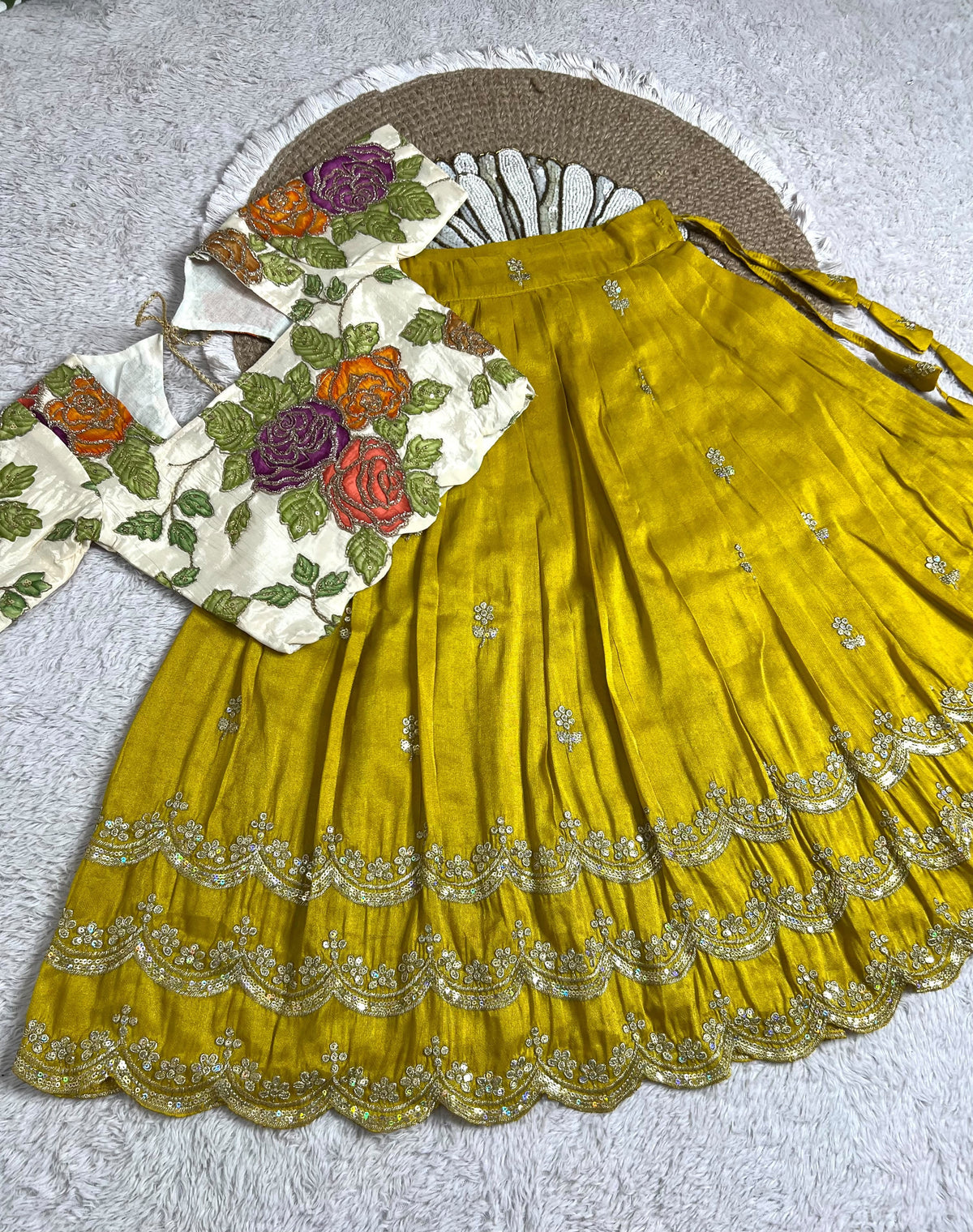 Kids 3 layer viscose tissue cute sets