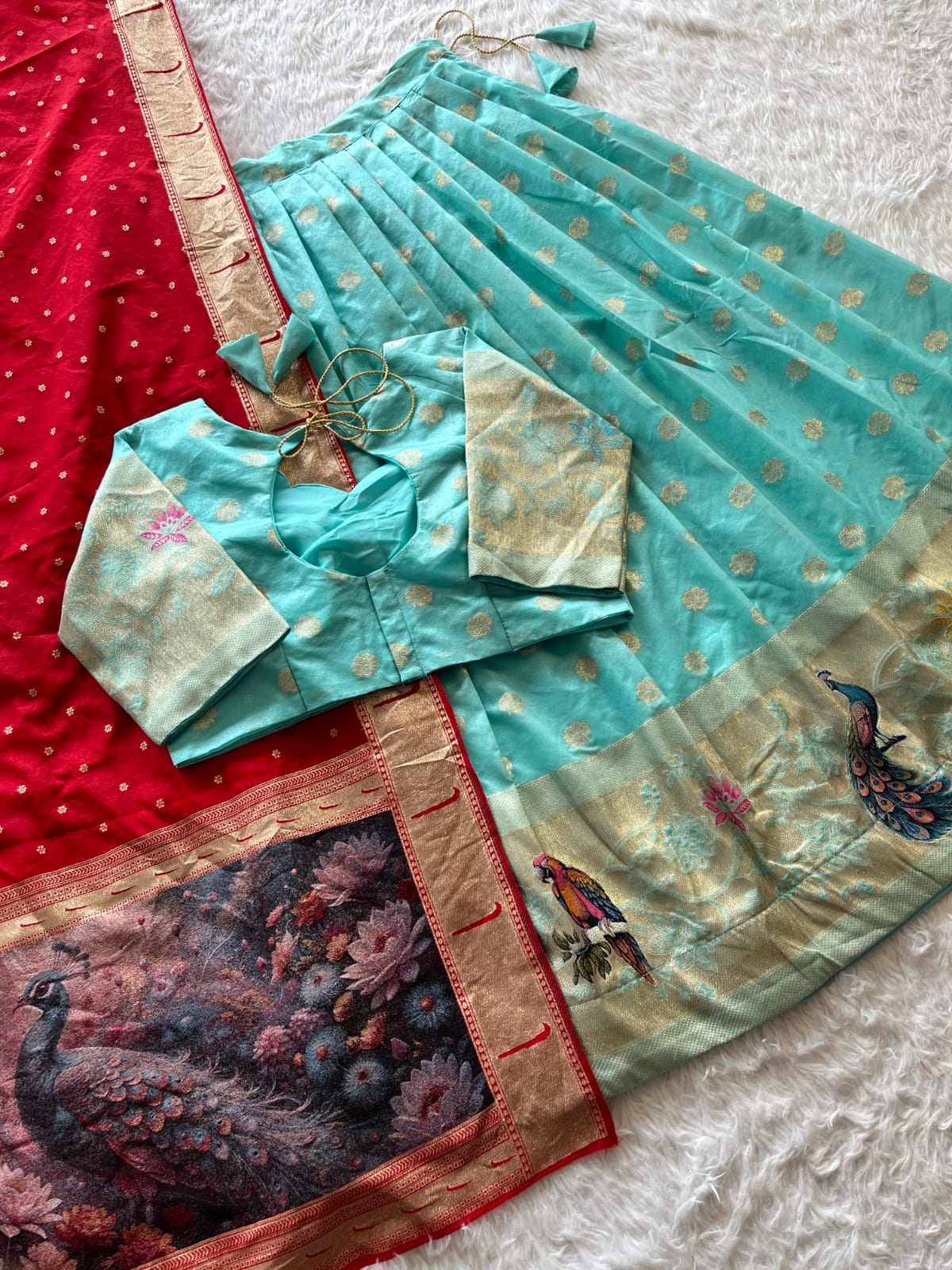 Dola Silk 3D Weaving Lehenga sets