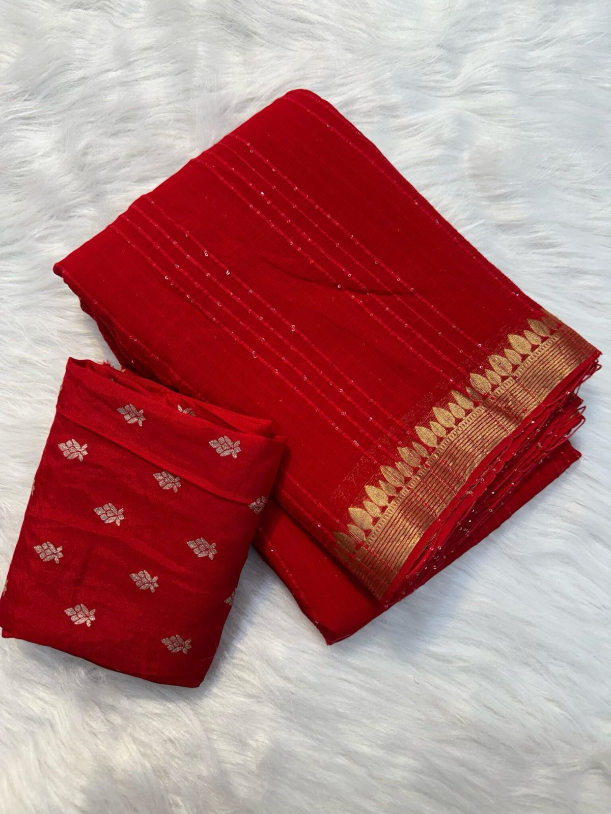 Budget Viscose Georgette trendy saree
