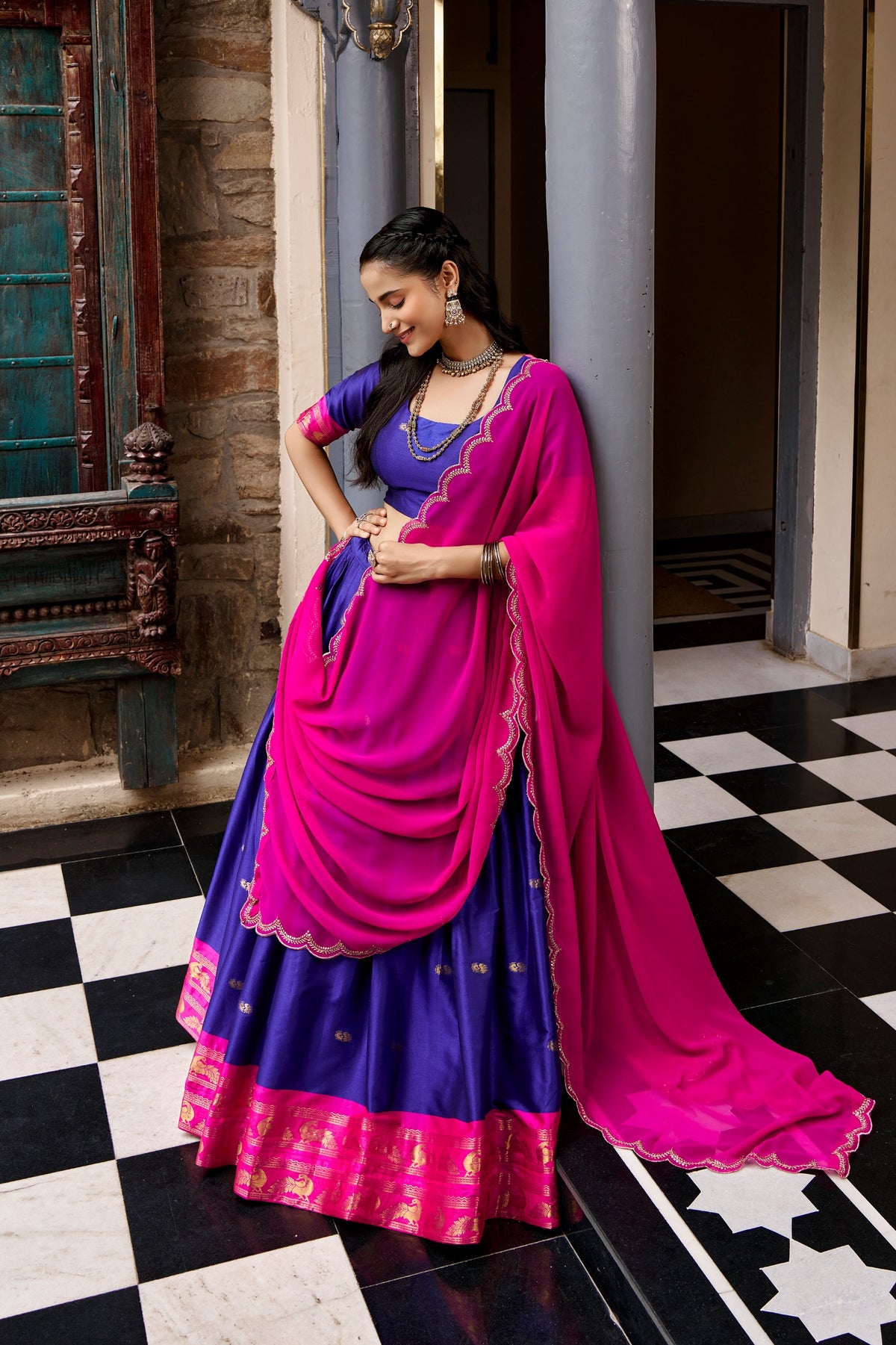 Tarika south india style designer lehenga