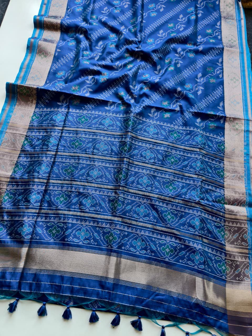 Tussar Patola ikkat budget saree