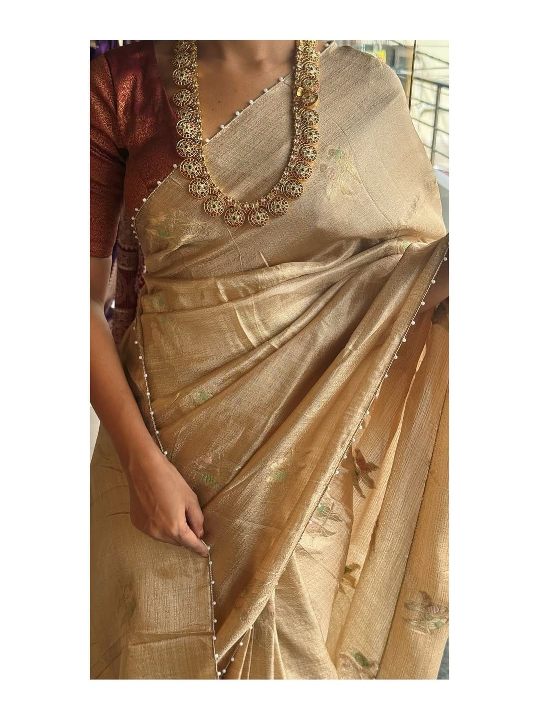 Budget Viscose tissue silk saree