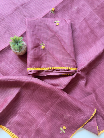Kota Doriya saree with pure fabric and pure border budget