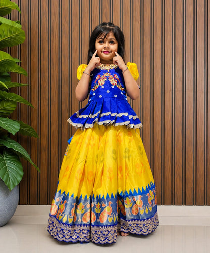 Kids ikkat style cute wear sets