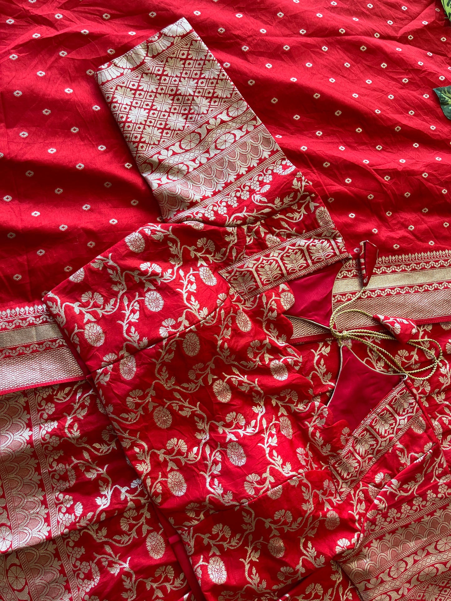 Pattu style south Indian festival lehenga for Ugadi