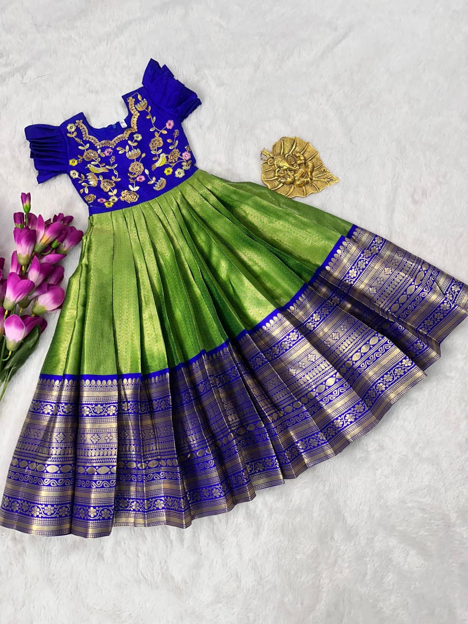 Kids traditional handwork gowns
