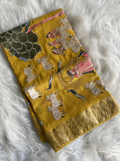 Viscose Zari Tissue Pure premium luxe saree