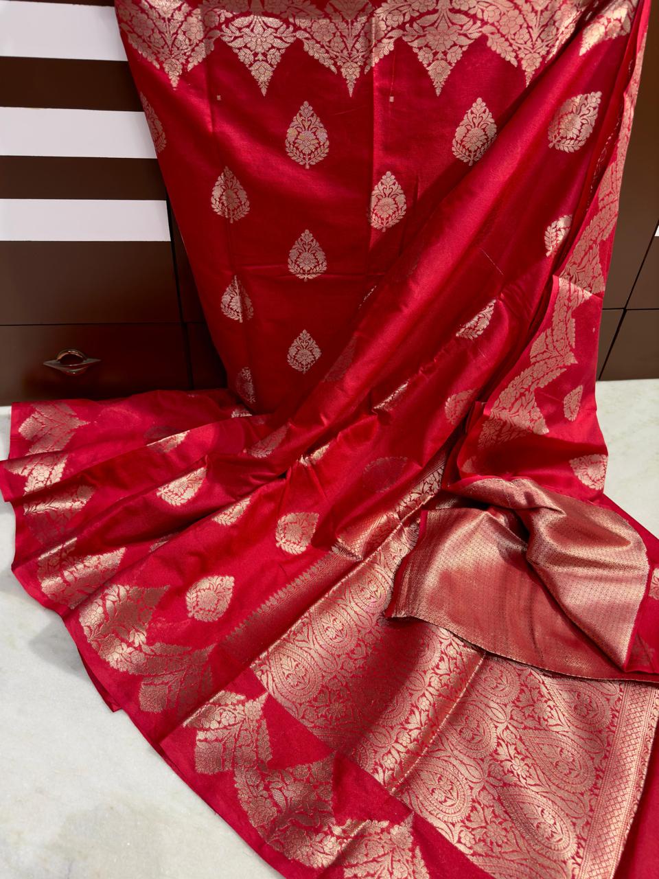 Beautiful banarasi dupion soft silk saree budget