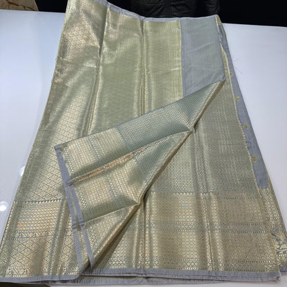 Semi Banarasi’s Katan silk weaving temple sarees