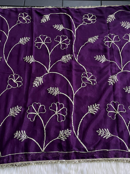 Budget Georgette gota work sarees