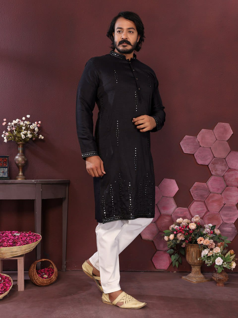 Smart Silk Gents kurta sets