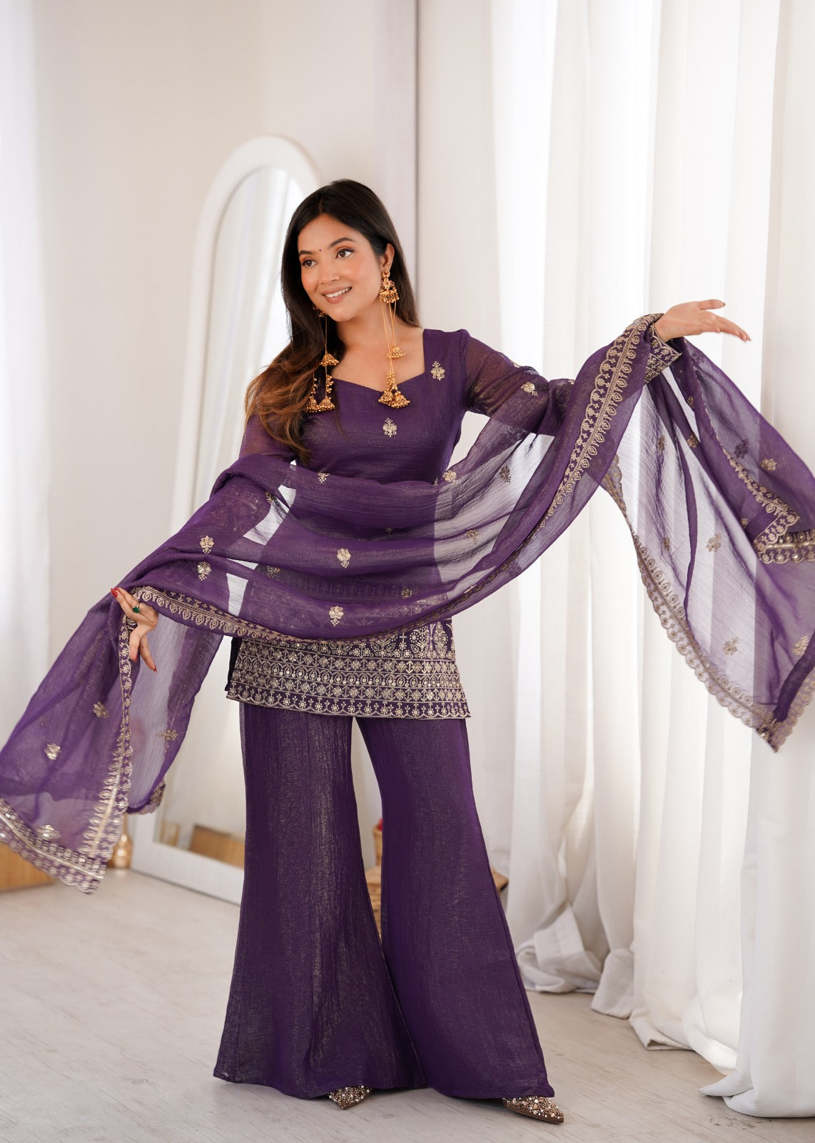 Anarkali crunchy Bollywood style
