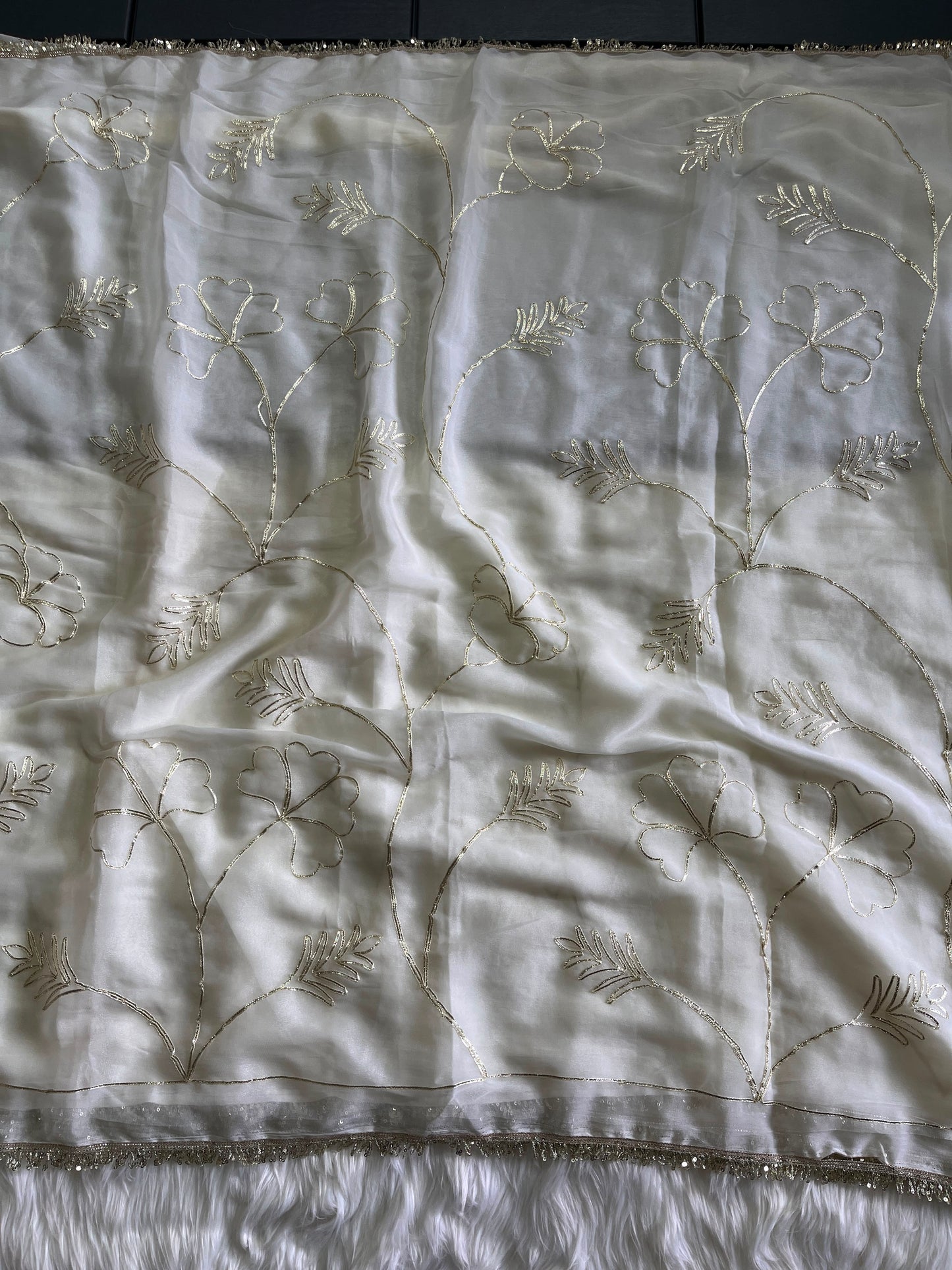 Budget Georgette gota work sarees