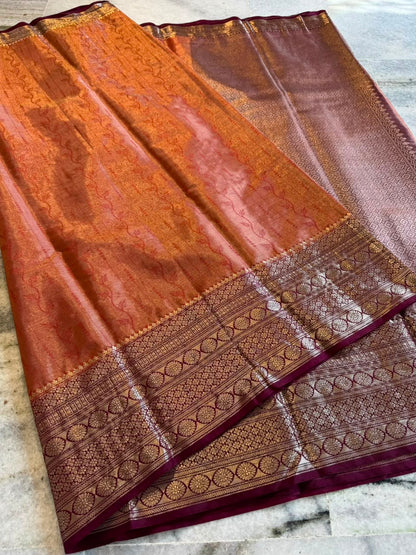 Banarasi trendy rao mango soft silk  sarees